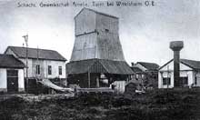 La Potasse : le puits Amélie à Wittelsheim au début du XXè
