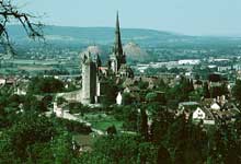 Autun, cathédrale saint Lazare : vue générale