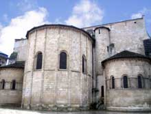 Bordeaux : l’abbaye de Sainte Croix : le chevet