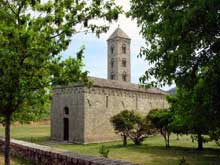 Carbini : l’église saint Jean et son clocher hors œuvre