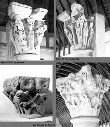 Cluny III : chapiteaux historiés du chœur de l’église