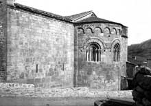 Corneilla de Conflent : l’église sainte Marie. L’abside