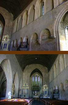 Dinan (Côtes du Nord) : église saint Sauveur. Intérieur