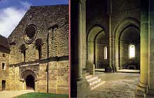 Flaran (Gers) : abbaye cistercienne. L’abbatiale