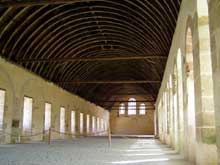 Fontenay en Côte d’Or : l’abbaye cistercienne : le dortoir