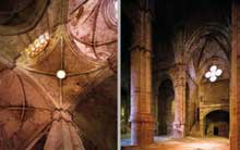 L’abbaye de Fontfroide : croisée et transept de l’abbatiale