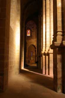 L’abbaye de Fontfroide : le collatéral nord de l’abbatiale