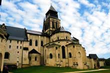 L’abbaye de Fontevrault : le chevet de l’abbatiale