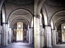 L’abbaye de Fontevrault : la nef de l’abbatiale