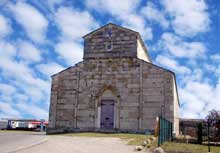 Lucciana (Corse) : cathédrale de La Canonica. Vue générale