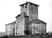Lescure (Tarn) : église saint Michel. Vue générale