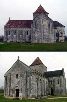Lichères (Charente) : l’église saint Denis