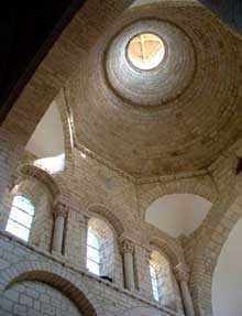 Moirax (Lot et Garonne) : prieuré Notre Dame. La coupole sur trompes du chœur