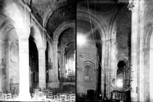 Monsempron Libos (Lot et Garonne) : église prieurale saint Géraud. La nef