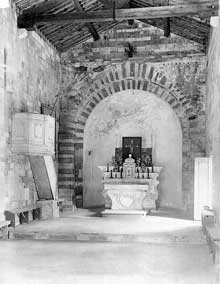 Murato (Haute Corse) : l’église San Michele. La nef