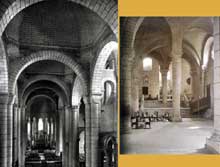 Poitiers (Vienne) : saint Hilaire. Nef et chœur