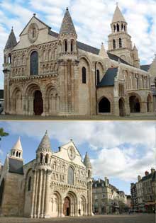 Poitiers (Vienne) : Notre Dame la Grande : vue général