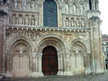 Poitiers, Notre Dame la Grande : les portails de la façade occidentale
