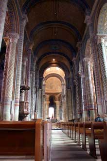 Poitiers (Vienne) : Notre Dame la Grande : la nef