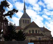 Saint Benoît sur Loire (Loiret) : abbaye saint Fleury. Le chevet