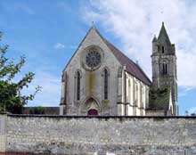 Saint Contest (Calvados) : vue générale de l’église