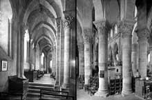 Saint Menoux (Allier) : l’abbatiale. Le déambulatoire