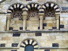 Saint Saturnin (Puy du Dôme) : décor du croisillon nord