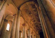 Saint Savin sur Gartempe (Vienne) : l’église abbatiale, la nef