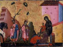 Guido di Sienna : Adoration des Mages. 1270-1280. Tempera sur panneau de bois. Altenburg, Lindenau Museu