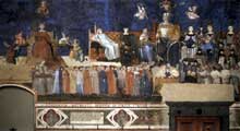 Ambrogio Lorenzetti : Les effets du bon gouvernement. 1338-1340. Fresque