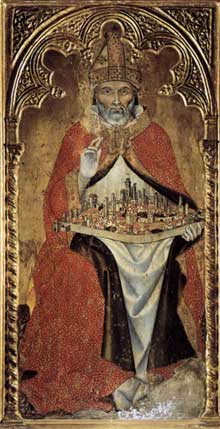 Taddeo di Bartolo : San Gimignano. Vers 1391. Tempera sur panneau de bois. San Gimignano, Museo Civico