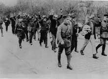 Ouvriers prisonniers lors de la répression du mouvement de mars en Halle-Mansfeld