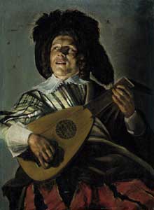 Judith Leyster : Sérénade. 1629. Huile sur panneau, 46 x 35 cm. Amsterdam, Rijksmuseum